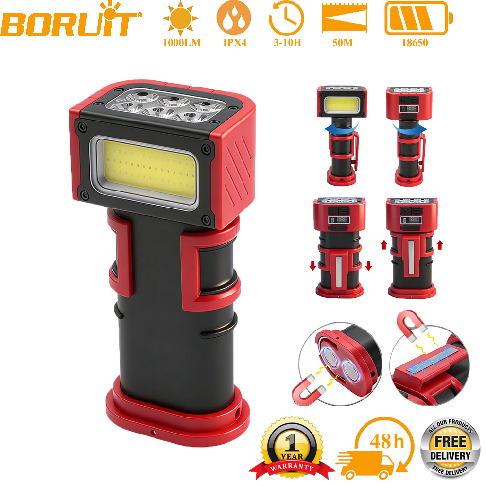 Cycling To Work - BORUiT COB LED Çalışma Işığı 1000LM