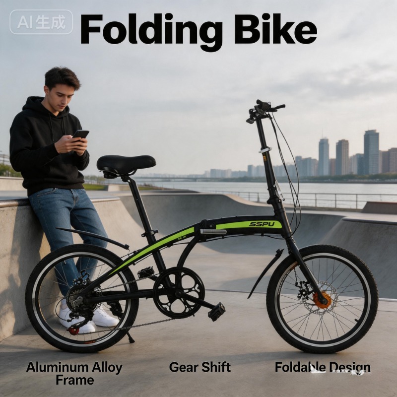 Commuting With Bike - UltraLight 20 İnç Katlanır Bisiklet -