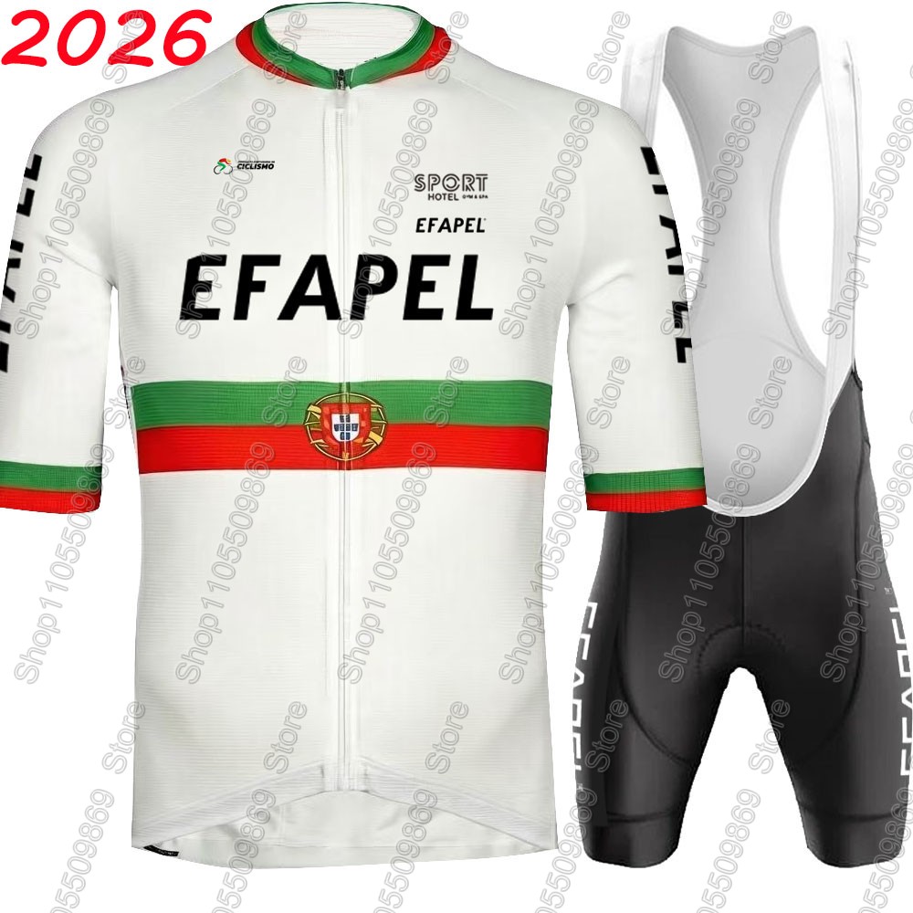 Cycling Commuter Clothing - Portekiz 2026 Efapel Takımı Bisiklet Forması