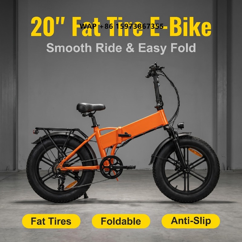 Commuting With Bike - Taşınabilir Katlanabilir 20 inç Elektrikli Dağ