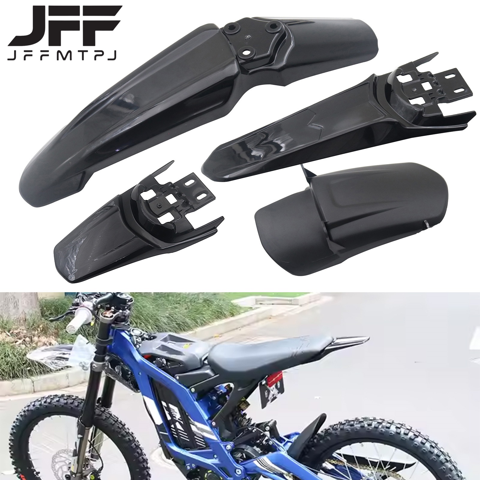 Bike Light Front Rear - Motosiklet ön arka tekerlek çamurluklar çamurluk
