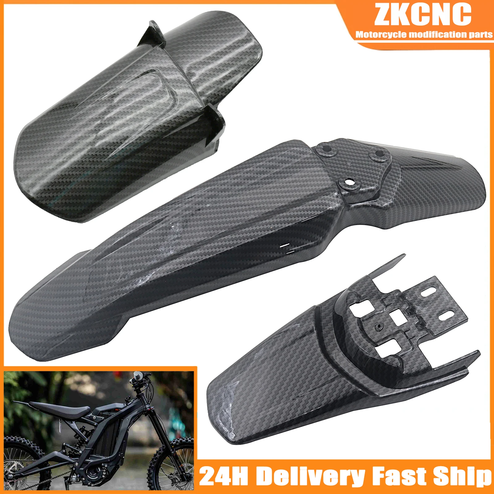 Bike Light Front Rear - Motosiklet ön arka tekerlek çamurluklar çamurluk