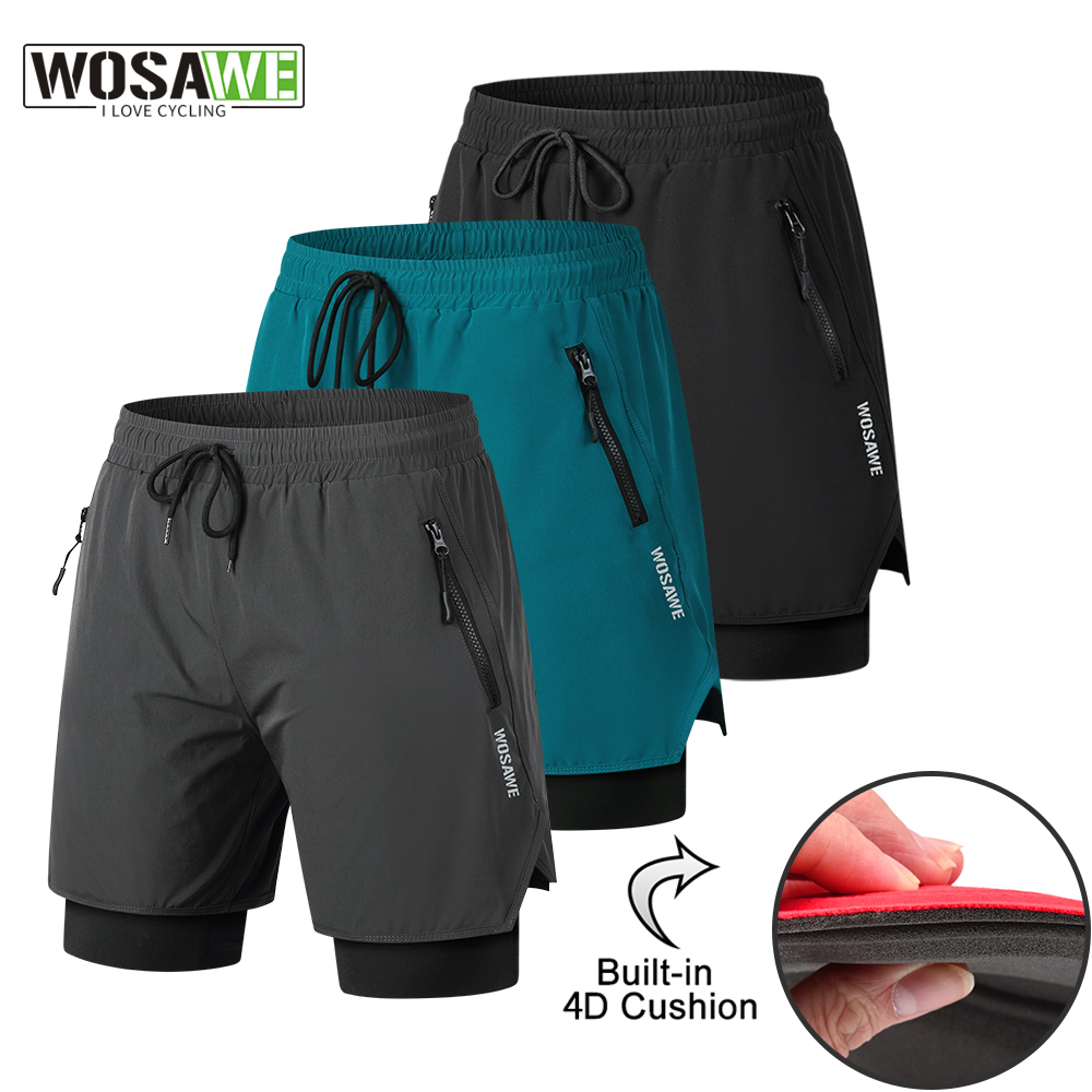Cycling Commuter Pants - WOSAWE MTB Şort Yaz Erkekler Bisiklet