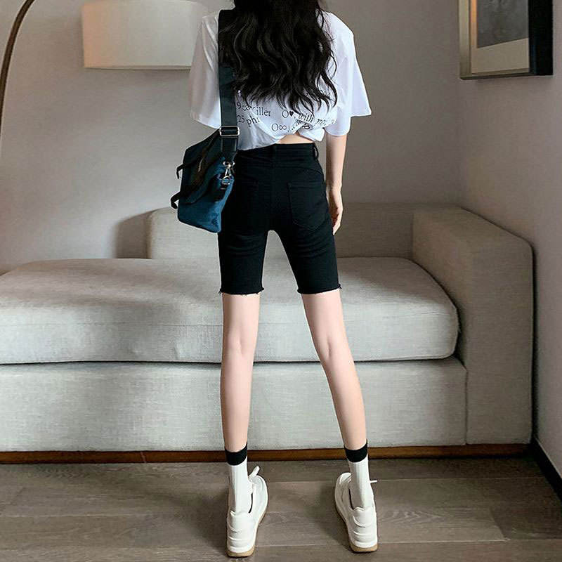 Siyah Denim Kısa Şort Kadın İn - Cycling Shorts For Commute incelemesi ve fiyatı