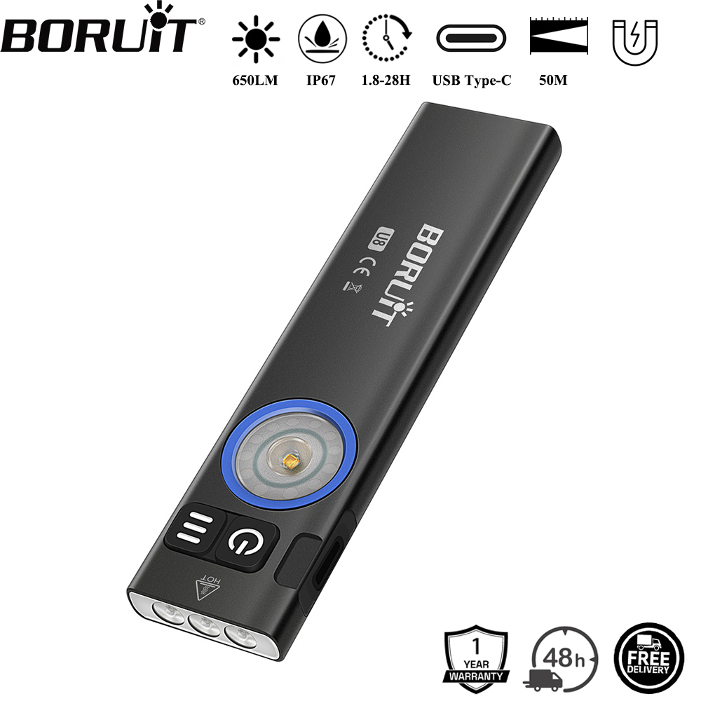 BORUiT U8 650LM EDC LED El Fen - Cycling To Work incelemesi ve fiyatı
