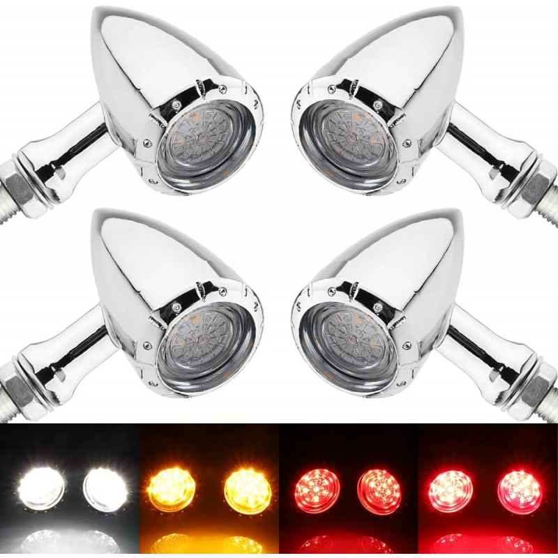 Motosiklet Bullet LED Ön Arka  - Bike Light Front Rear incelemesi ve fiyatı