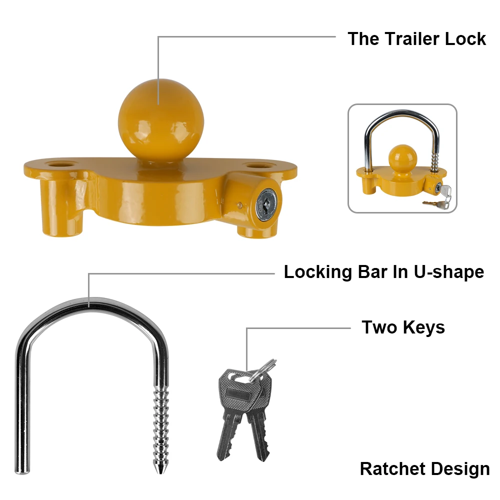 Çeki topu güvenlik anti-hırsız - U Lock Heavy Duty incelemesi ve fiyatı