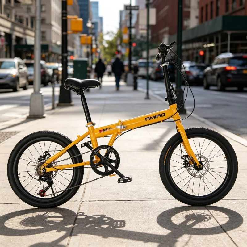 20 İnç Sarı Tellerli Katlanır  - Commuting With Bike incelemesi ve fiyatı
