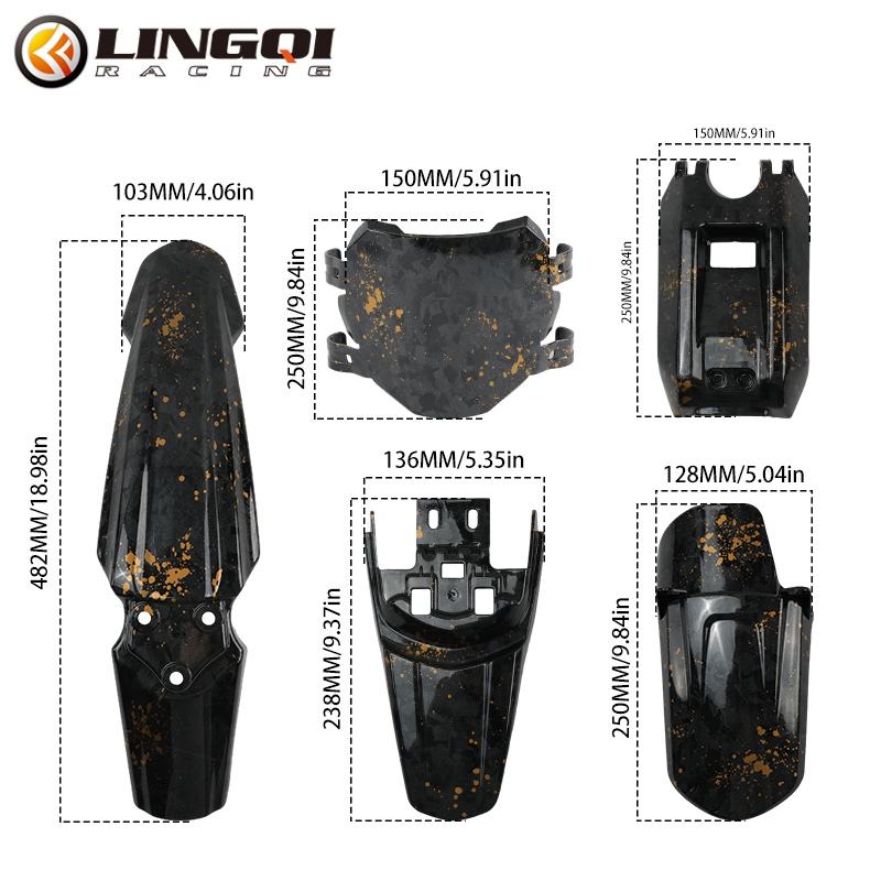 LINGQI Ön Arka Çamurluk Pit Di - Bike Light Front Rear incelemesi ve fiyatı