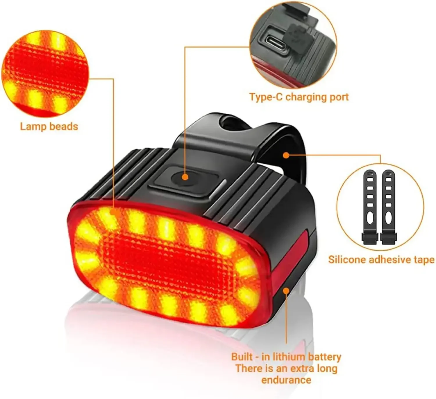 Bisiklet bisiklet ön arka işık - Bike Light Front Rear incelemesi ve fiyatı