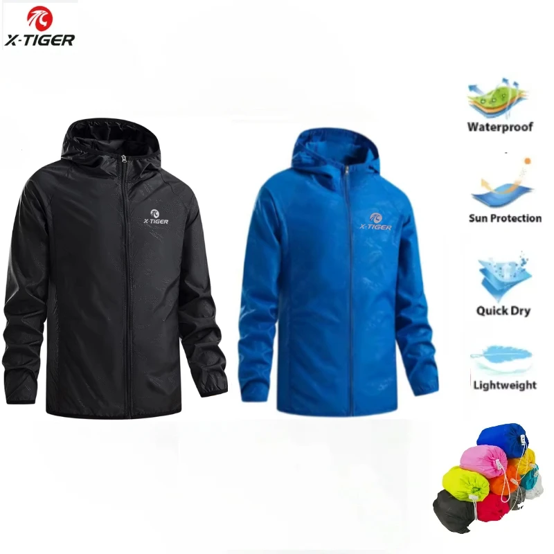 X-TIGER cilt yürüyüş ceketi er - Cycling Rain Jacket Commute incelemesi ve fiyatı